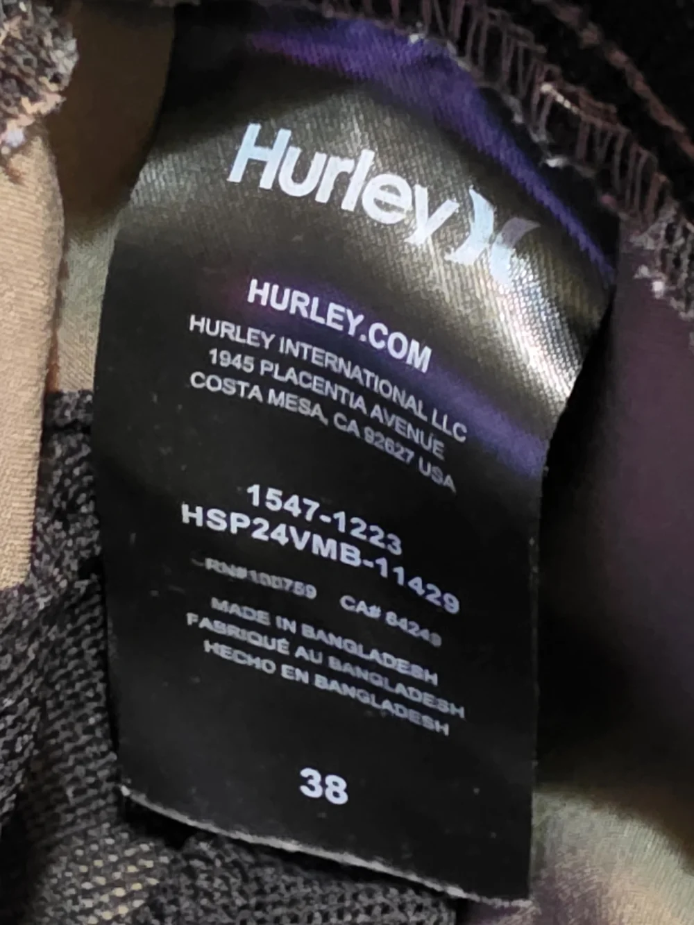 Hurley Men's Performance Stretch Shorts